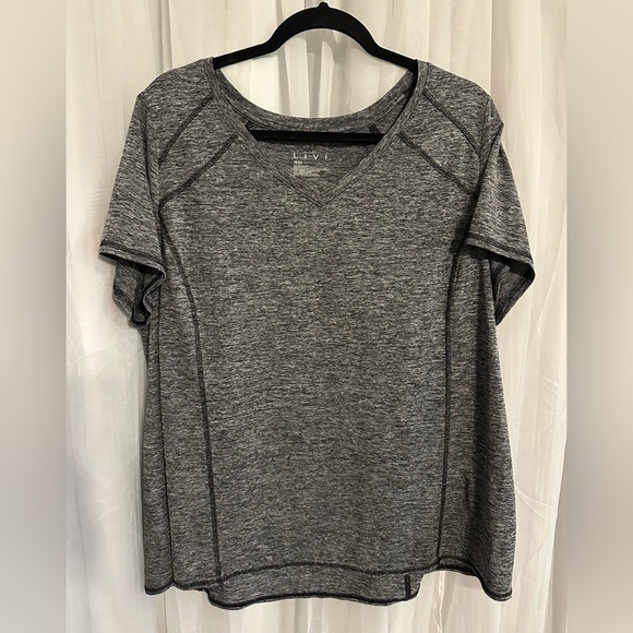 Levi's Tops - Livi’s Women's Gray Performance Crew Neck Dri Fit Top